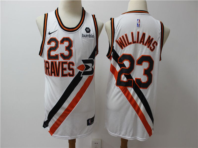 Men Los Angeles Clippers #23 Williams White City Edition Game Nike NBA Jerseys->los angeles clippers->NBA Jersey